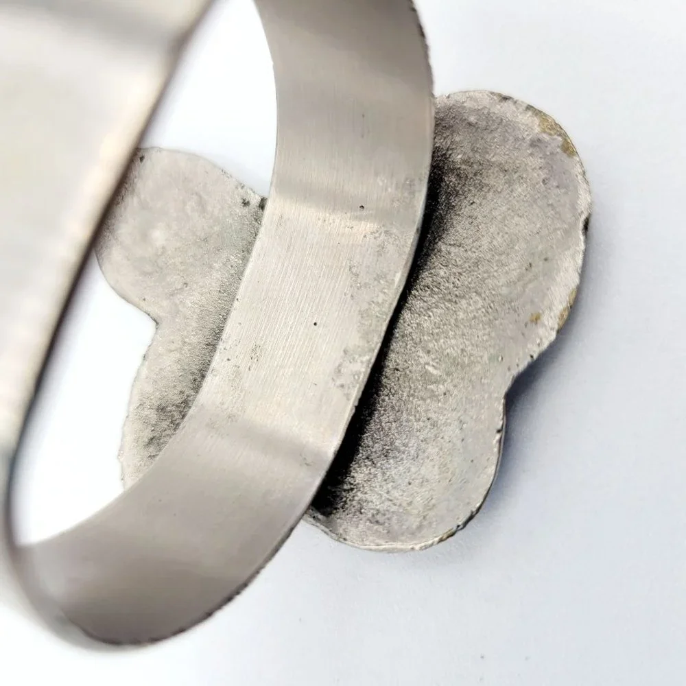 Metal Pear Shaped Napkin Rings Lot of 2 Fruit Silver Colored Food Replacement